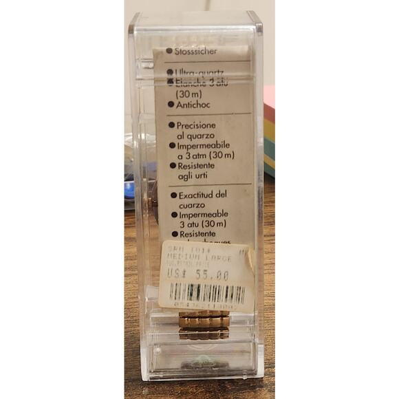 Swatch watch SUNSCREEN SRM101 1995 Solar new old stock with case and paperwork - Picture 12 of 12